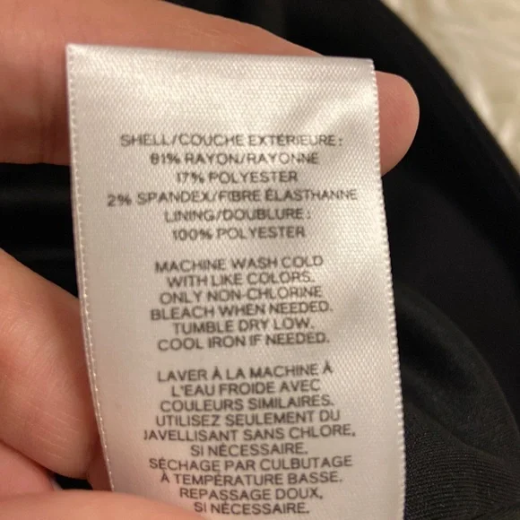 EXPRESS Dress size L brand new color black length 40” bust 36/38” - Picture 12 of 12